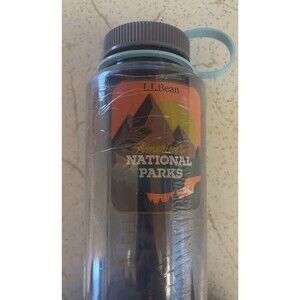L.L. Bean Nalgene Sustain Wide Mouth Water Bottle with National Park Logo 32 oz